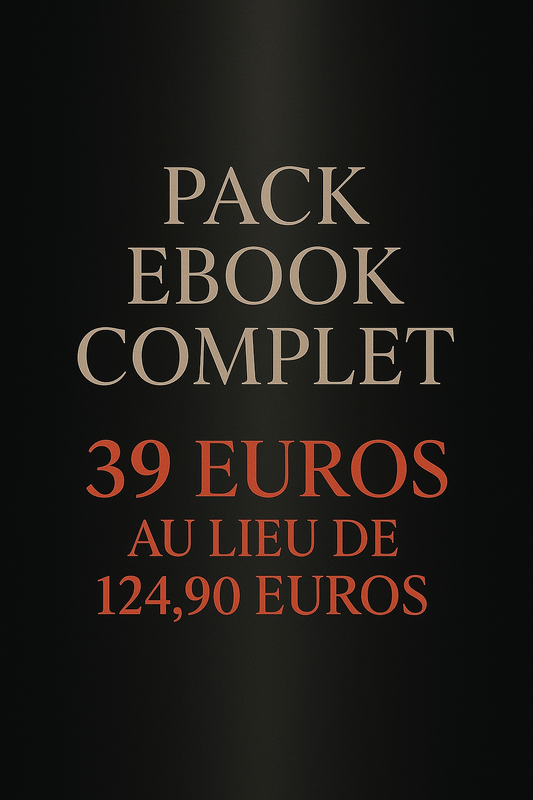 "PACK EBOOK : MES 25 EBOOK AU PRIX DE 39 euros au lieu de 124,90" By CallMeNarcice.